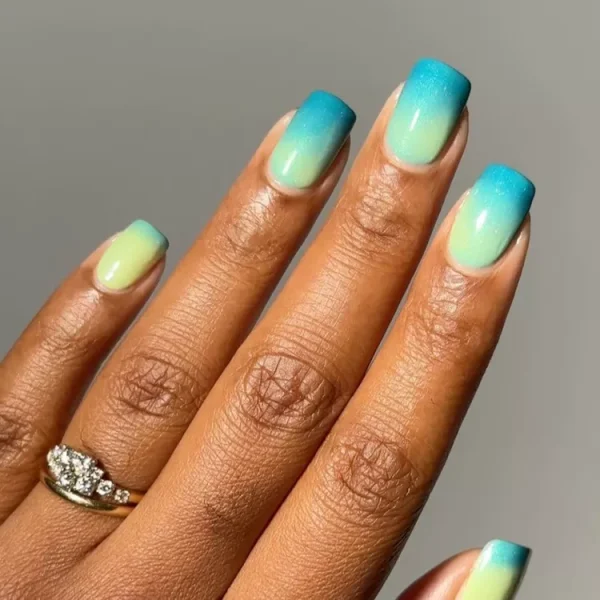 Aqua-Mint-Ombre-Nails-InStyle-Tropical-Nail-Ideas-b188864fb1de438c9cd7c2bd0cec3e19
